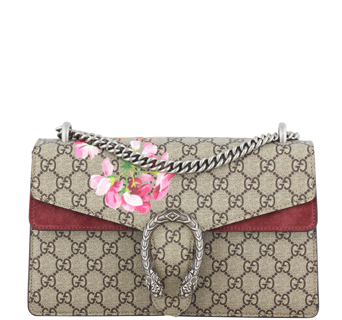 Gucci Dionysus Small GG Blooms Shoulder Bag Front