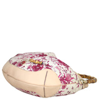 Gucci Flora Canvas Peggy Bamboo Hobo Corner