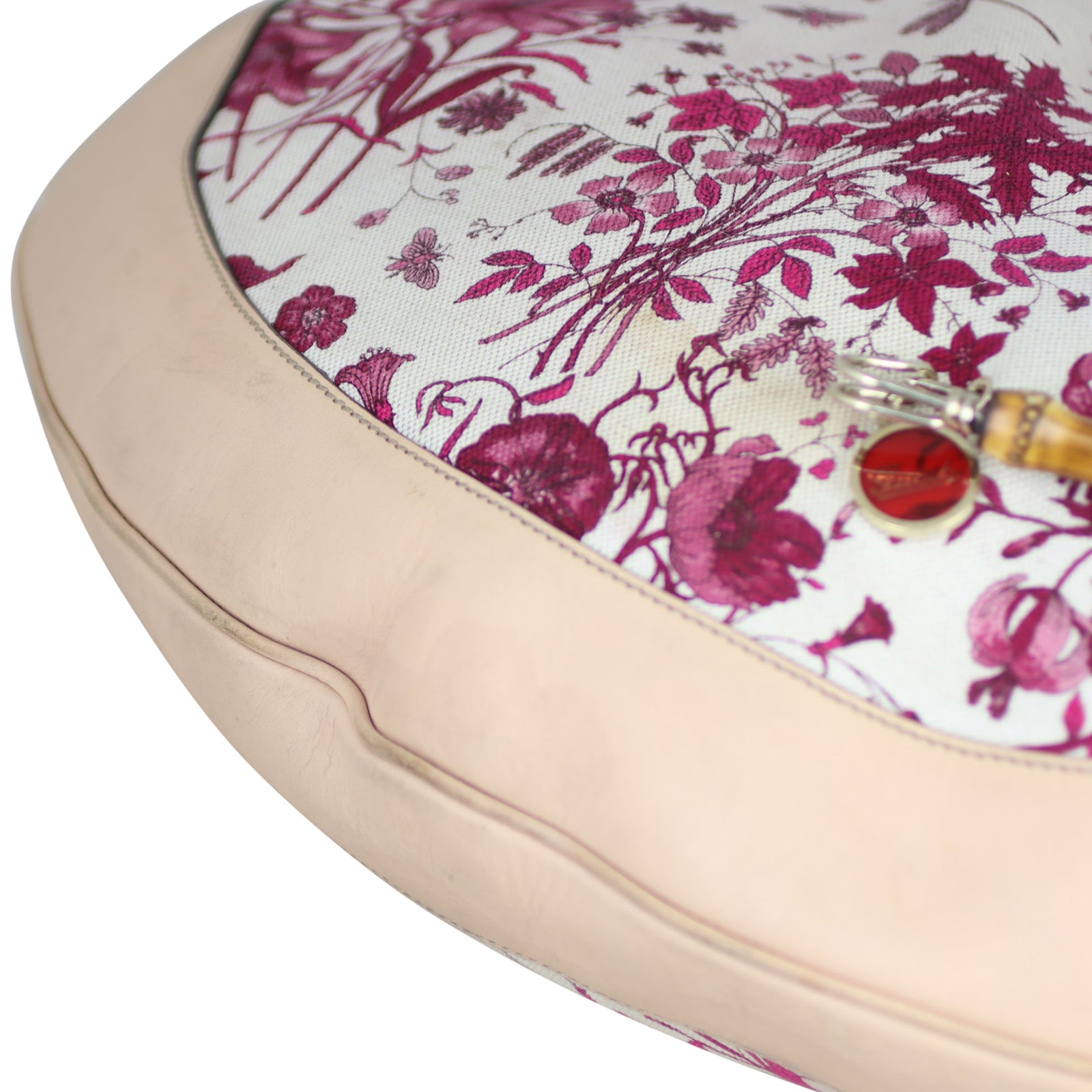 Gucci Flora Canvas Peggy Bamboo Hobo Corner