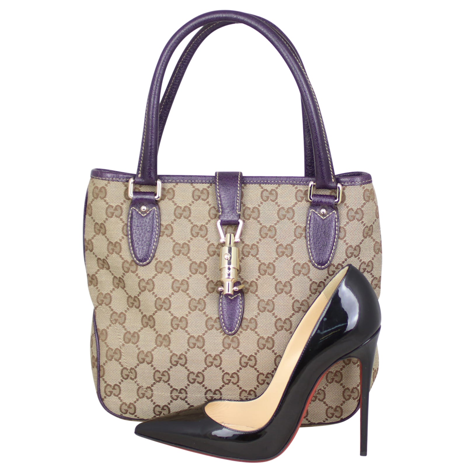 Gucci GG Canvas Mini Top Handle Bag Shoe