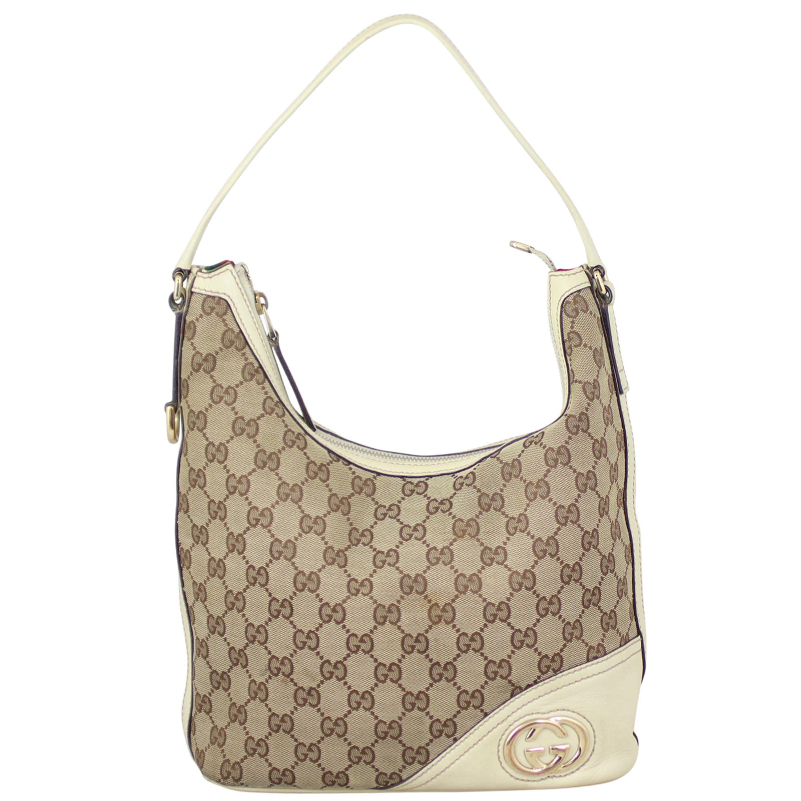 Gucci GG Canvas New Britt Hobo Front