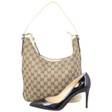 Gucci GG Canvas New Britt Hobo Shoe