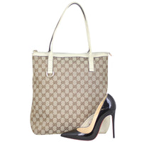 Gucci GG Canvas New Britt Tote Shoe