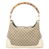 Gucci GG Canvas Peggy Bamboo Tote Front