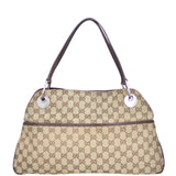 Gucci GG Canvas Top Handle Hobo Front