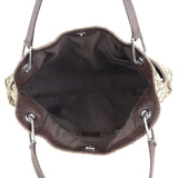 Gucci GG Canvas Top Handle Hobo Interior