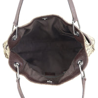 Gucci GG Canvas Top Handle Hobo Interior