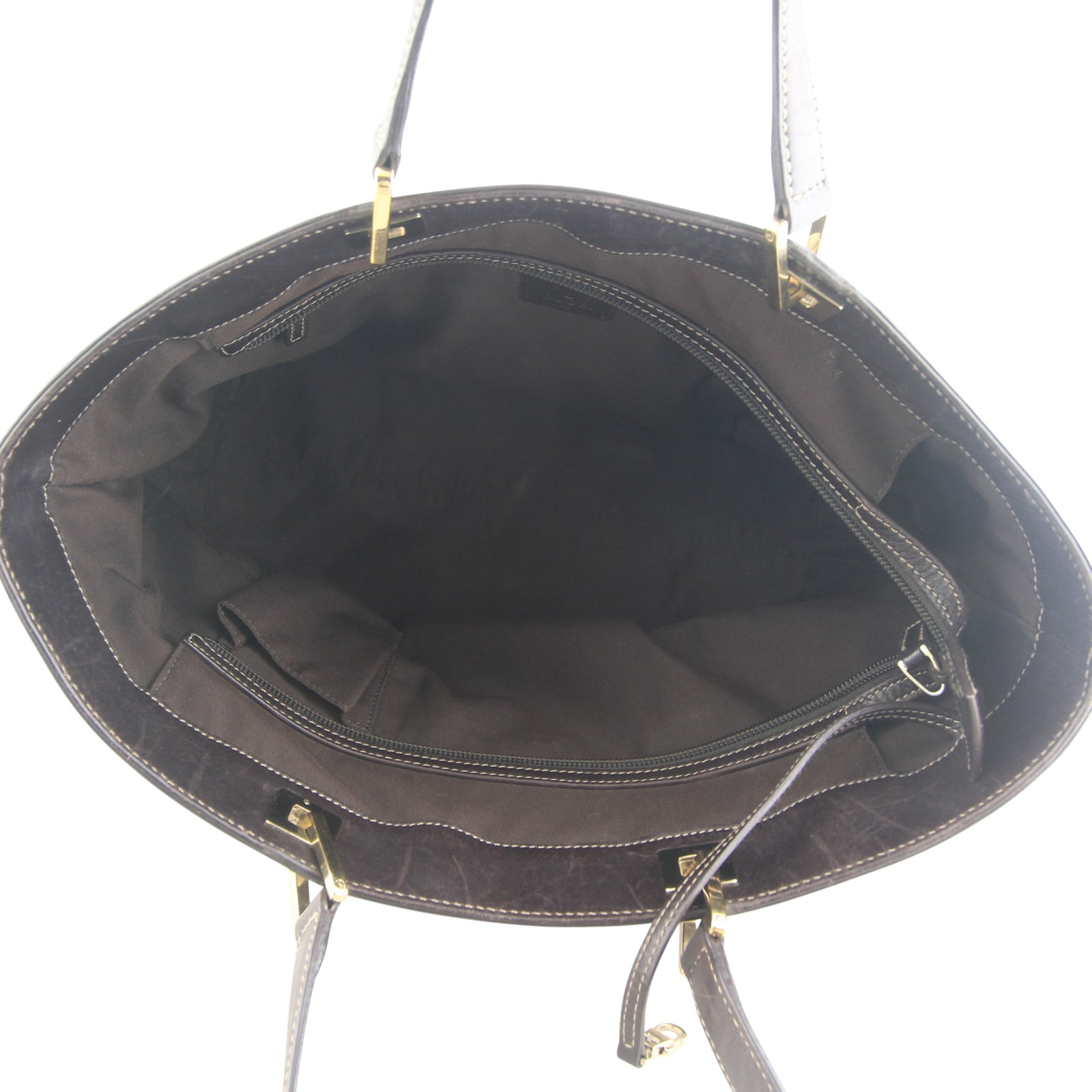 Gucci GG Canvas Tote Interior