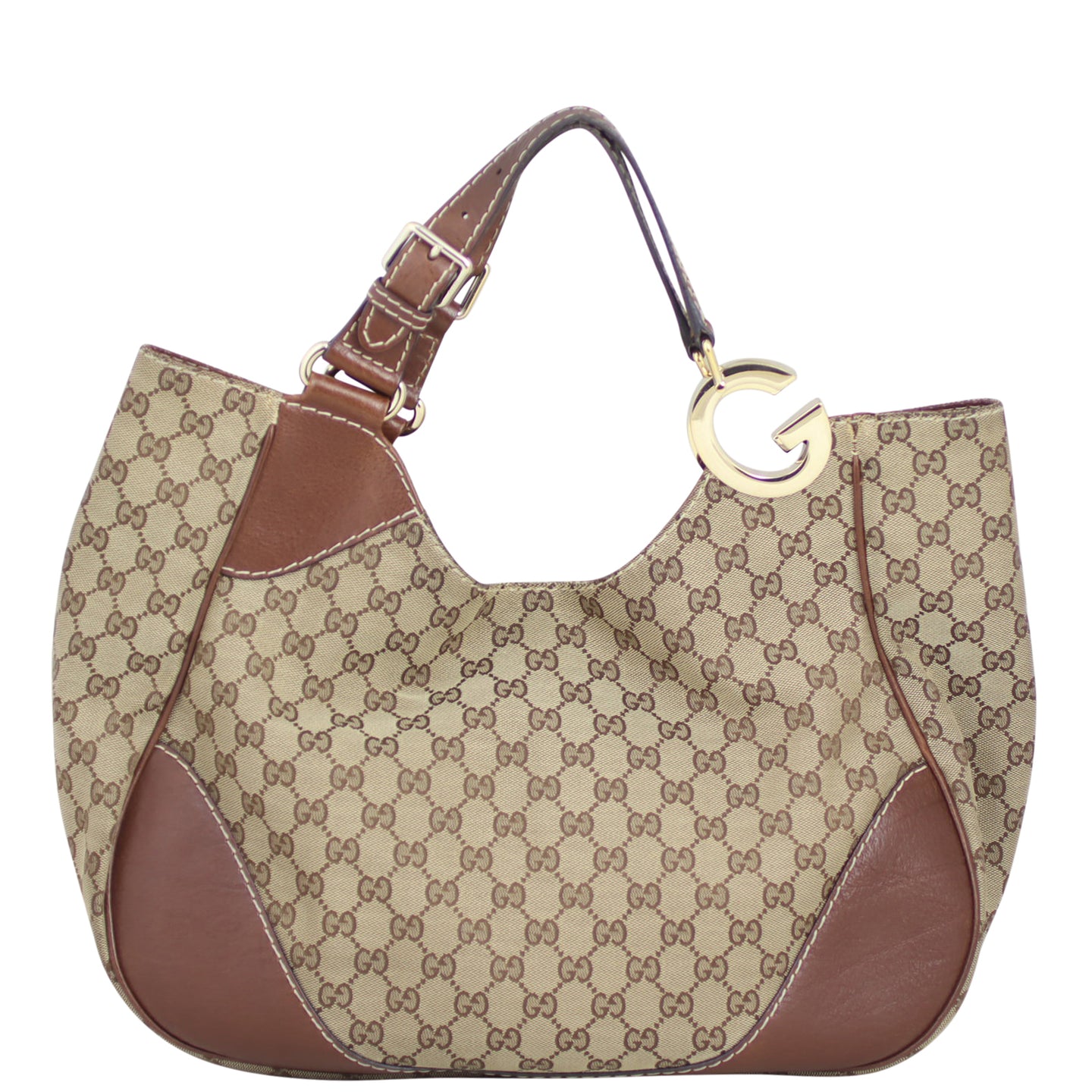 Gucci GG Canvas Charlotte Tote Bag Front