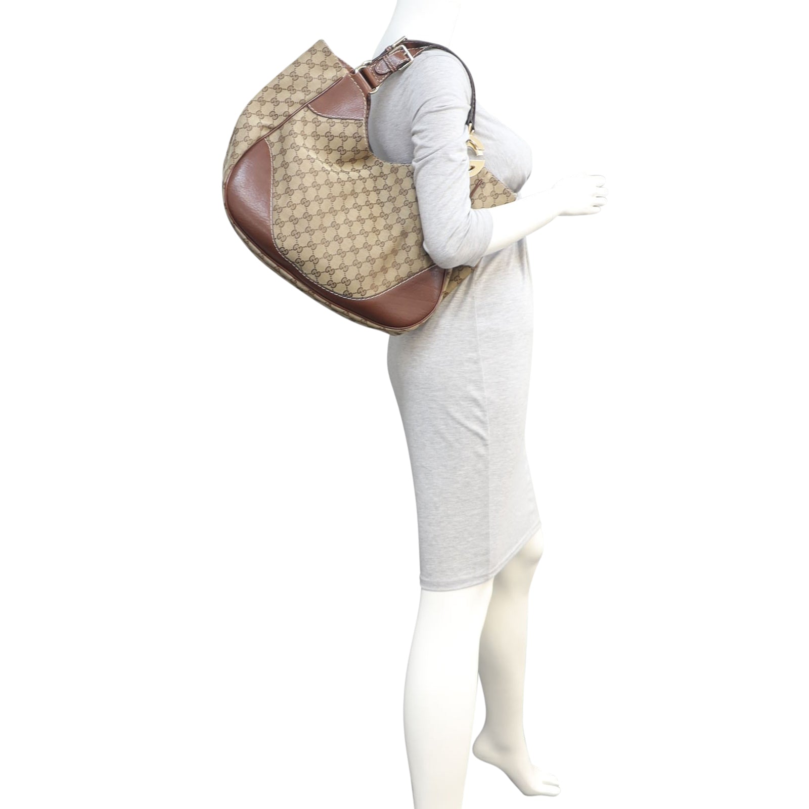 Gucci GG Canvas Charlotte Tote Bag Mannequin