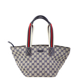 Gucci GG Canvas Web Tote Front