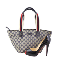 Gucci GG Canvas Web Tote Scale