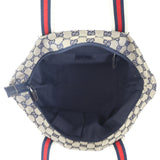 Gucci GG Canvas Web Tote Interior