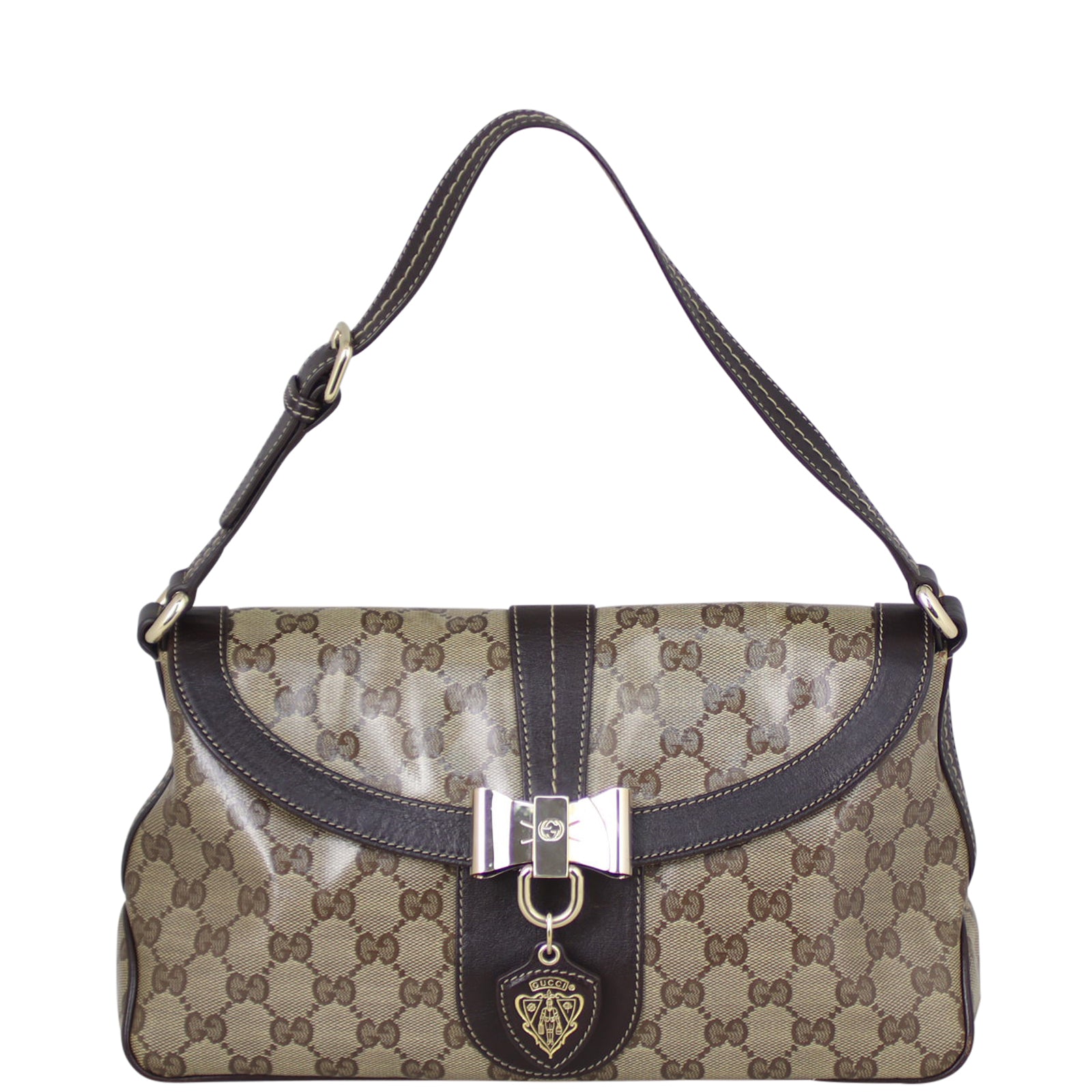 Gucci GG Crystal Duchessa Small Shoulder Bag Front