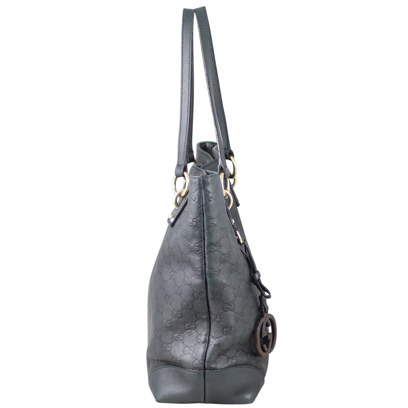 Gucci GG Guccissima Charm Tote Side