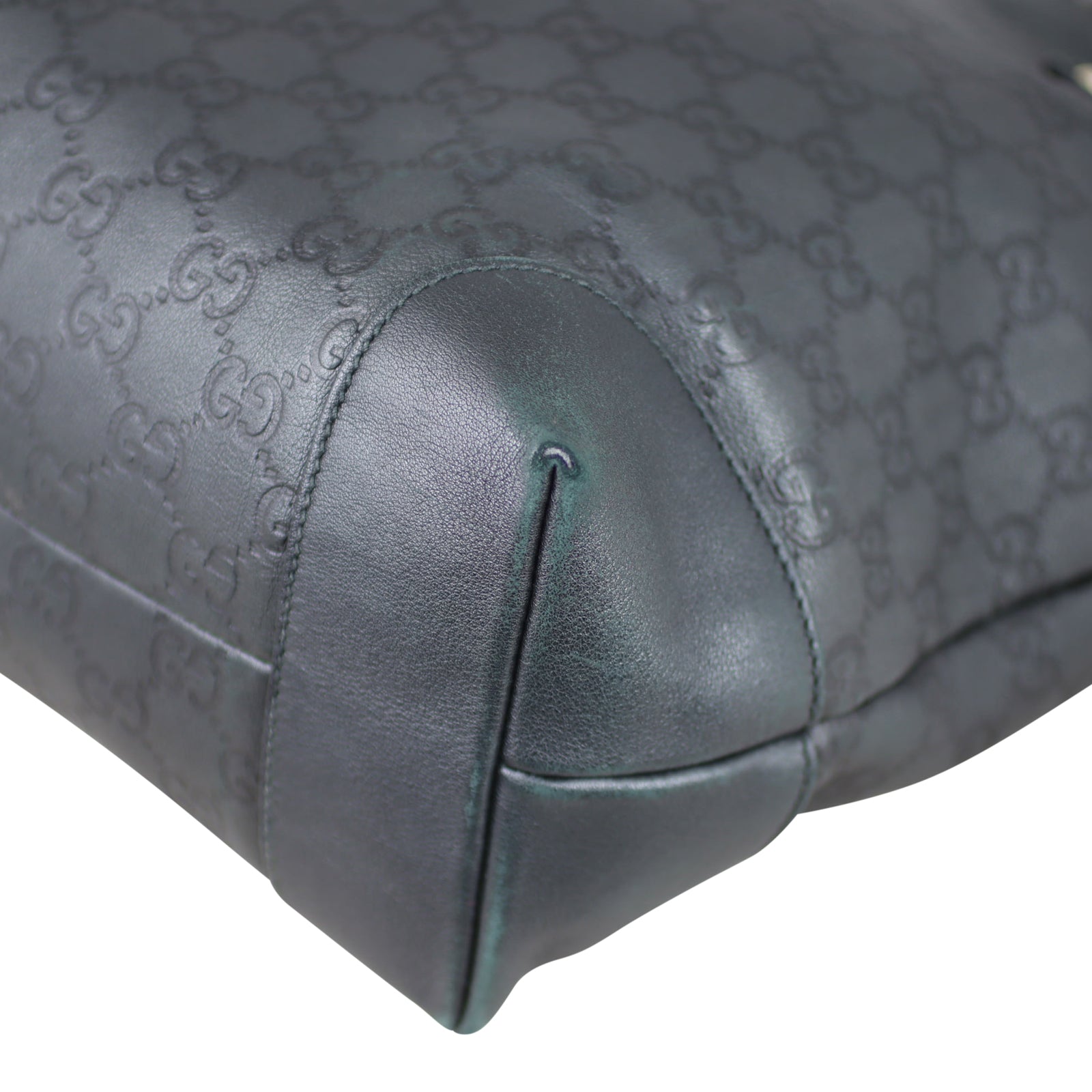 Gucci GG Guccissima Charm Tote Corner