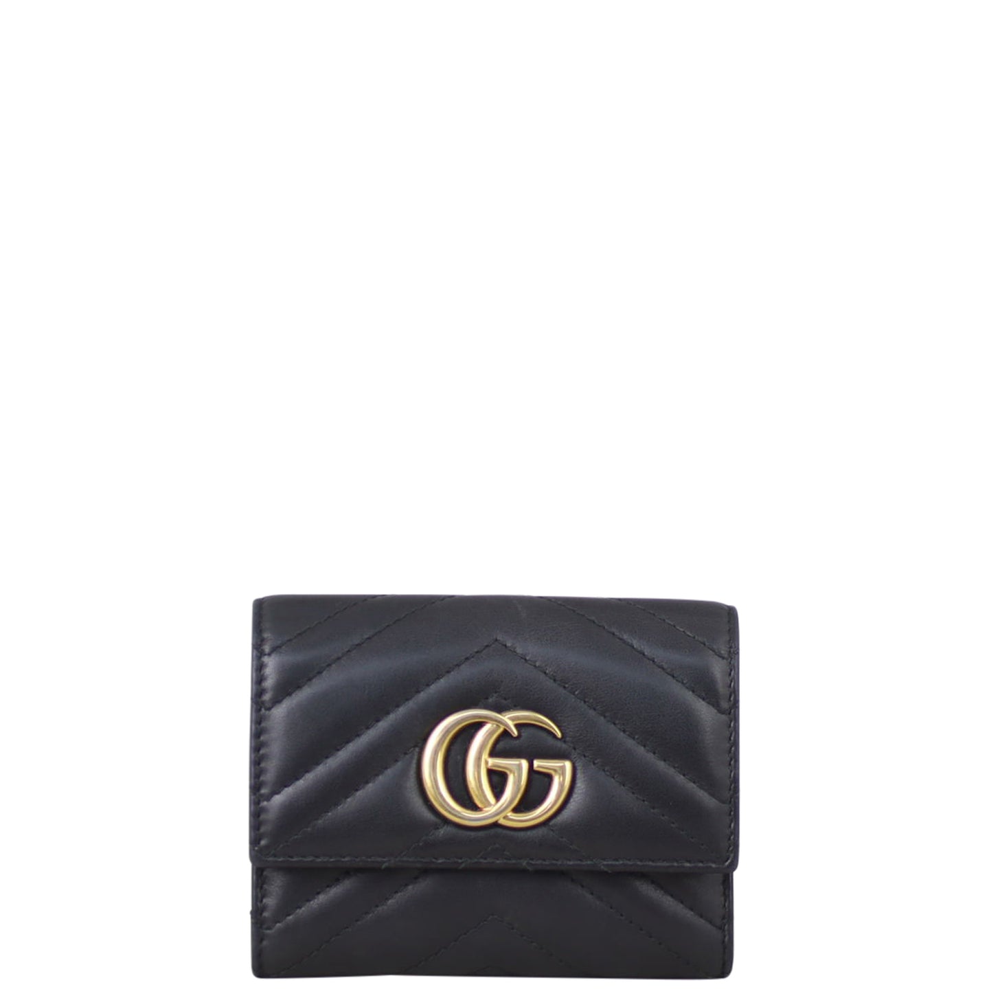 Gucci GG Marmont Matelasse Wallet Front