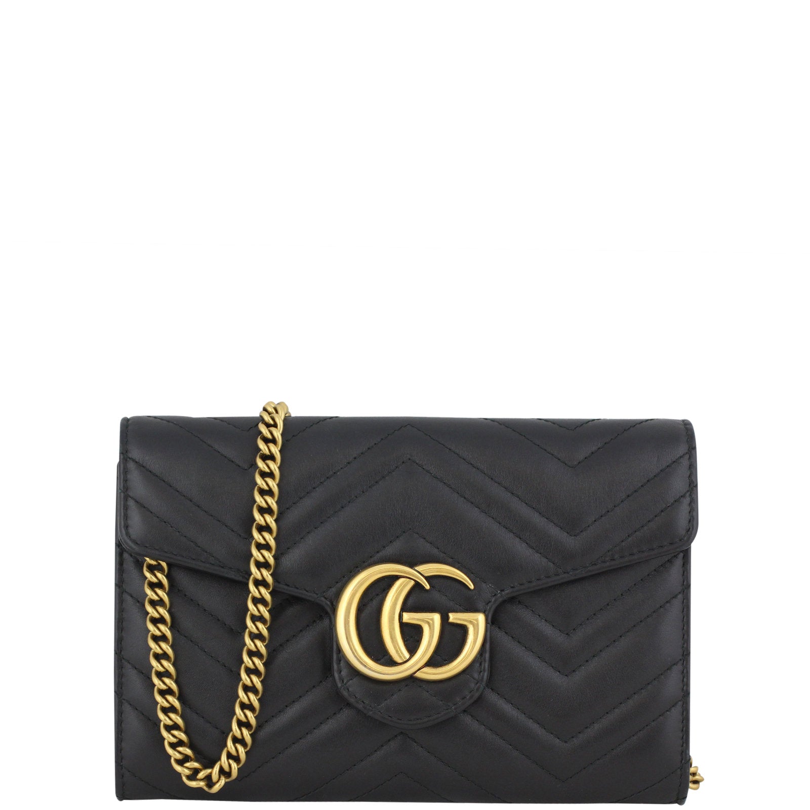 Gucci GG Marmont Matelasse Mini Bag Front