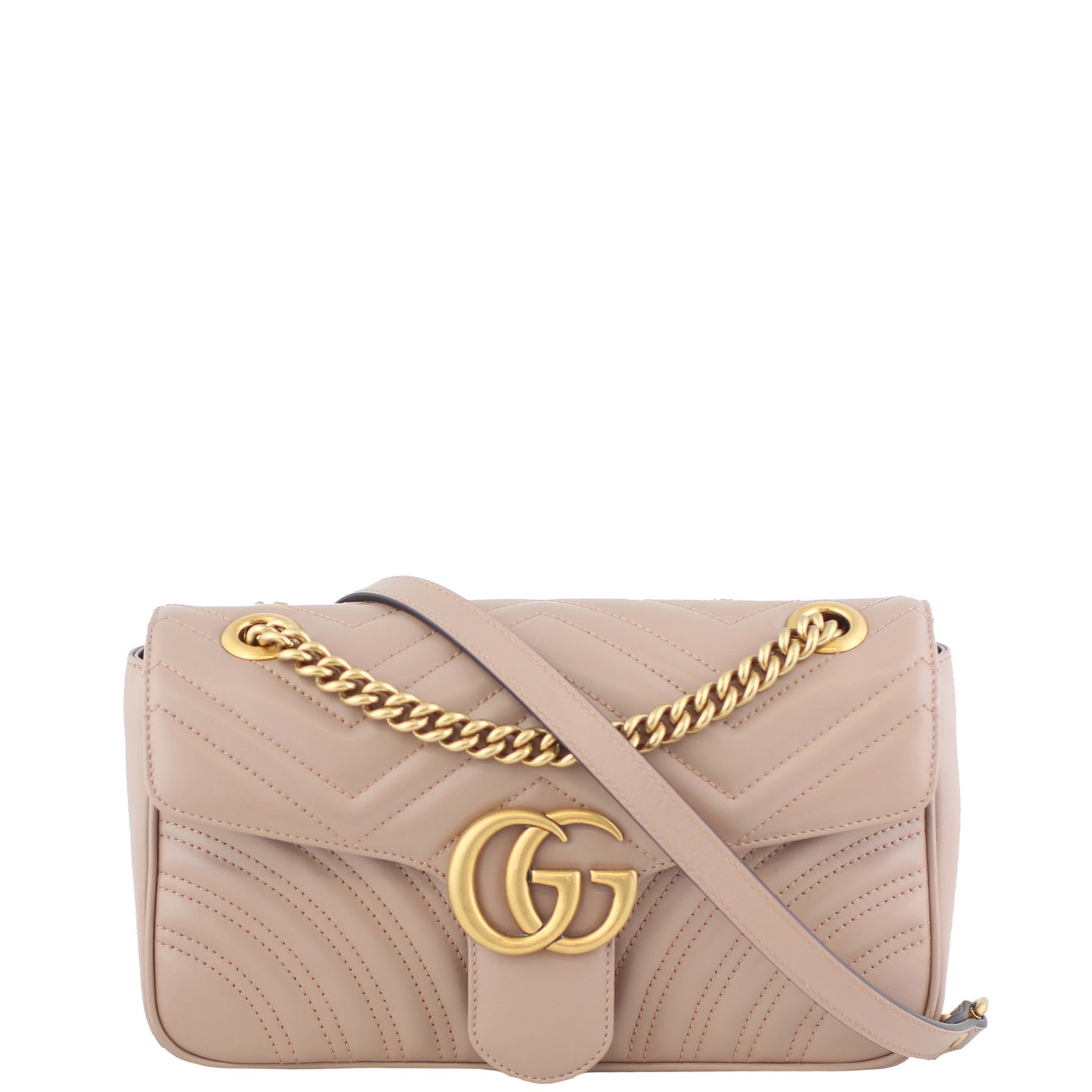 Gucci GG Marmont Matelasse Shoulder Bag Front
