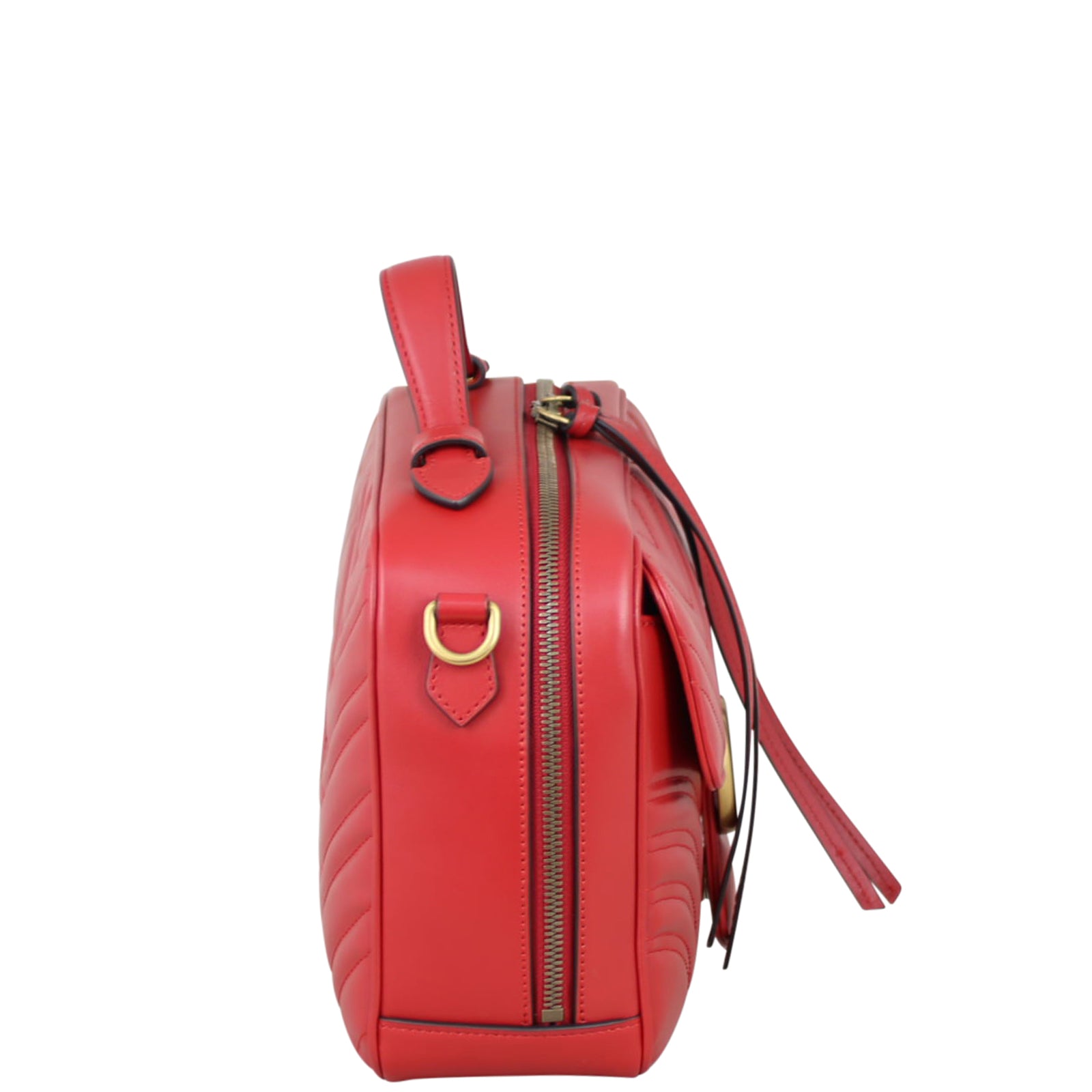 Gucci GG Marmont Matelasse Shoulder Bag Side