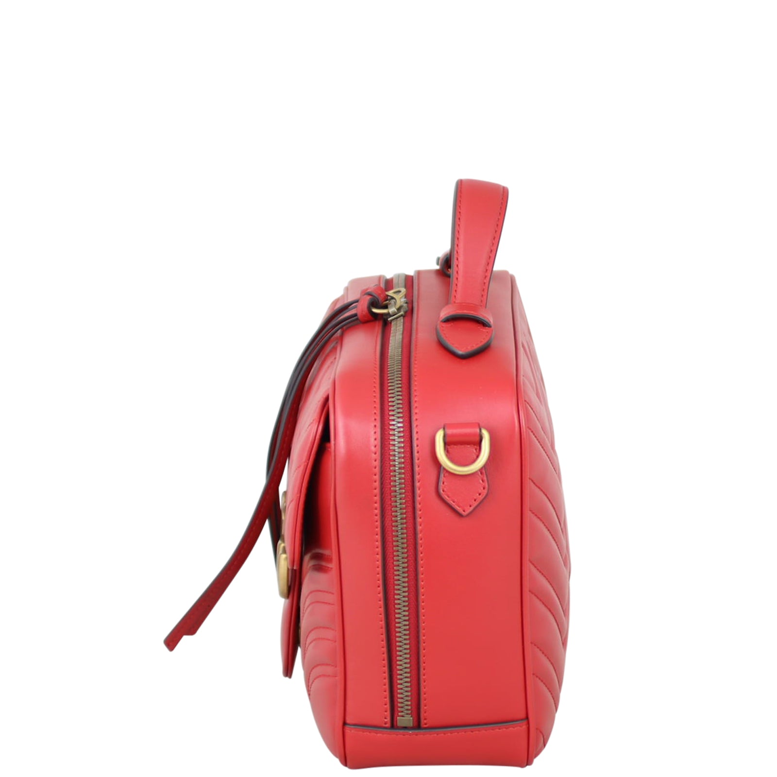 Gucci GG Marmont Matelasse Shoulder Bag Side