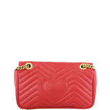 Gucci GG Marmont Small Matelasse Shoulder Bag Back