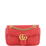 Gucci GG Marmont Small Matelasse Shoulder Bag Front