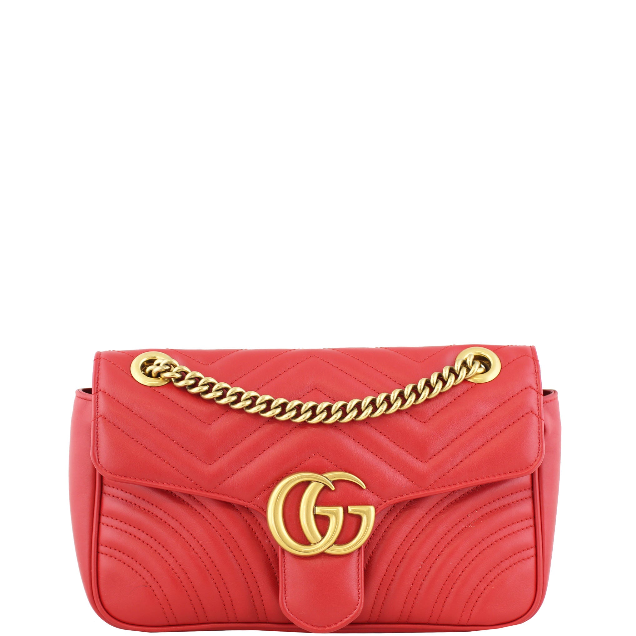 Gucci GG Marmont Small Matelasse Shoulder Bag Front