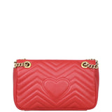 Gucci GG Marmont Small Matelasse Shoulder Bag Back
