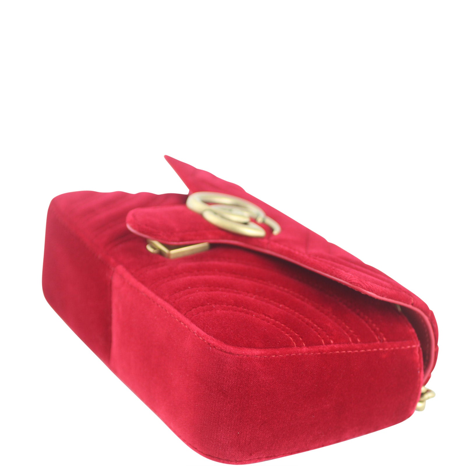 Gucci GG Marmont Velvet Mini Corner