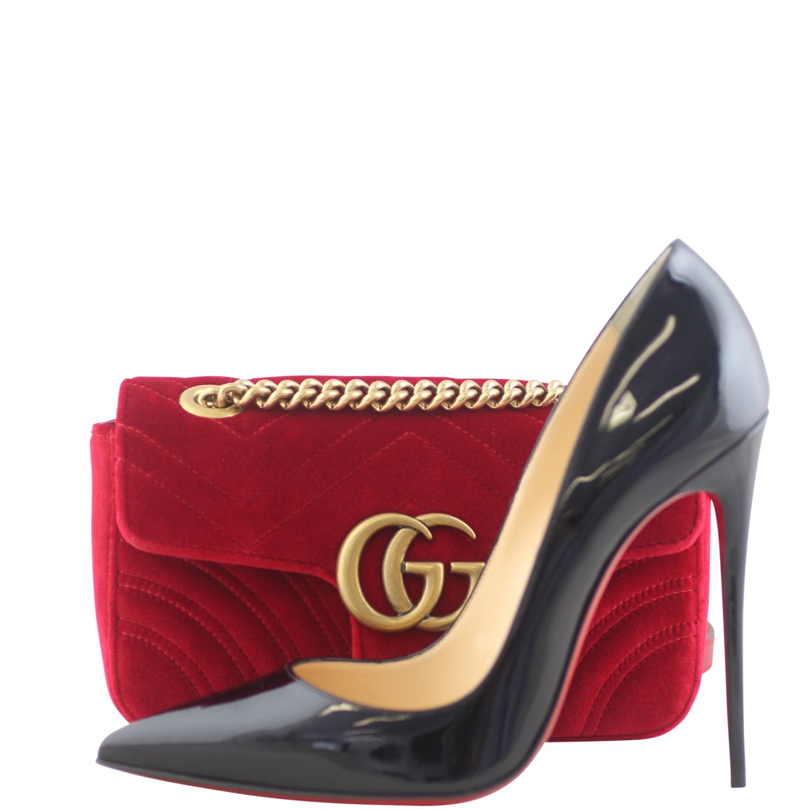 Gucci GG Marmont Velvet Mini Scale