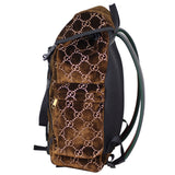 Gucci GG Medium Velvet Backpack Side