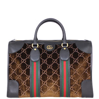 Gucci GG Medium Velvet Duffle Front