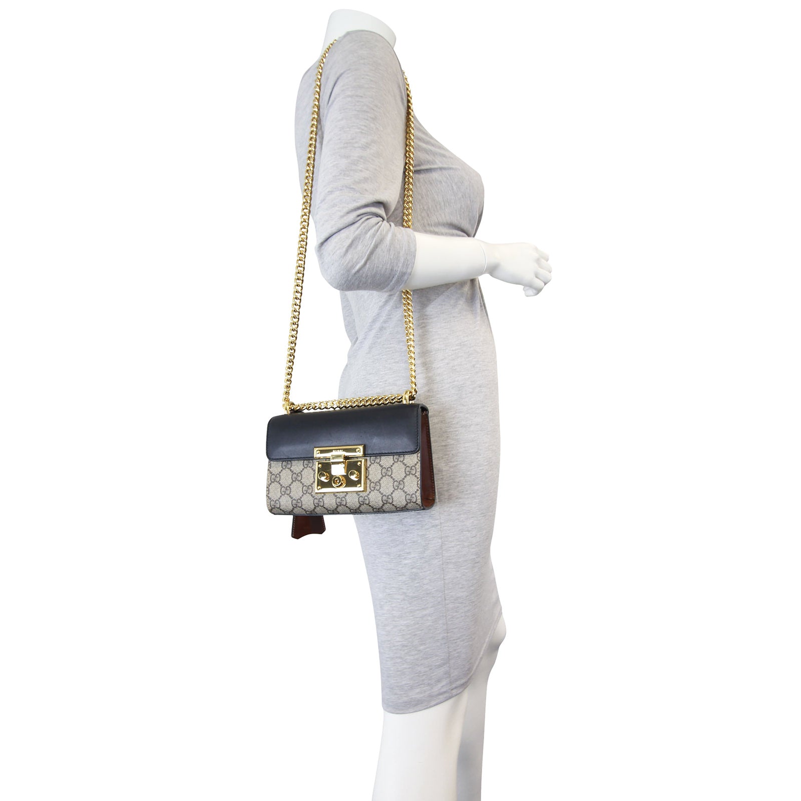 Gucci GG Padlock Small Shoulder Bag Mannequin