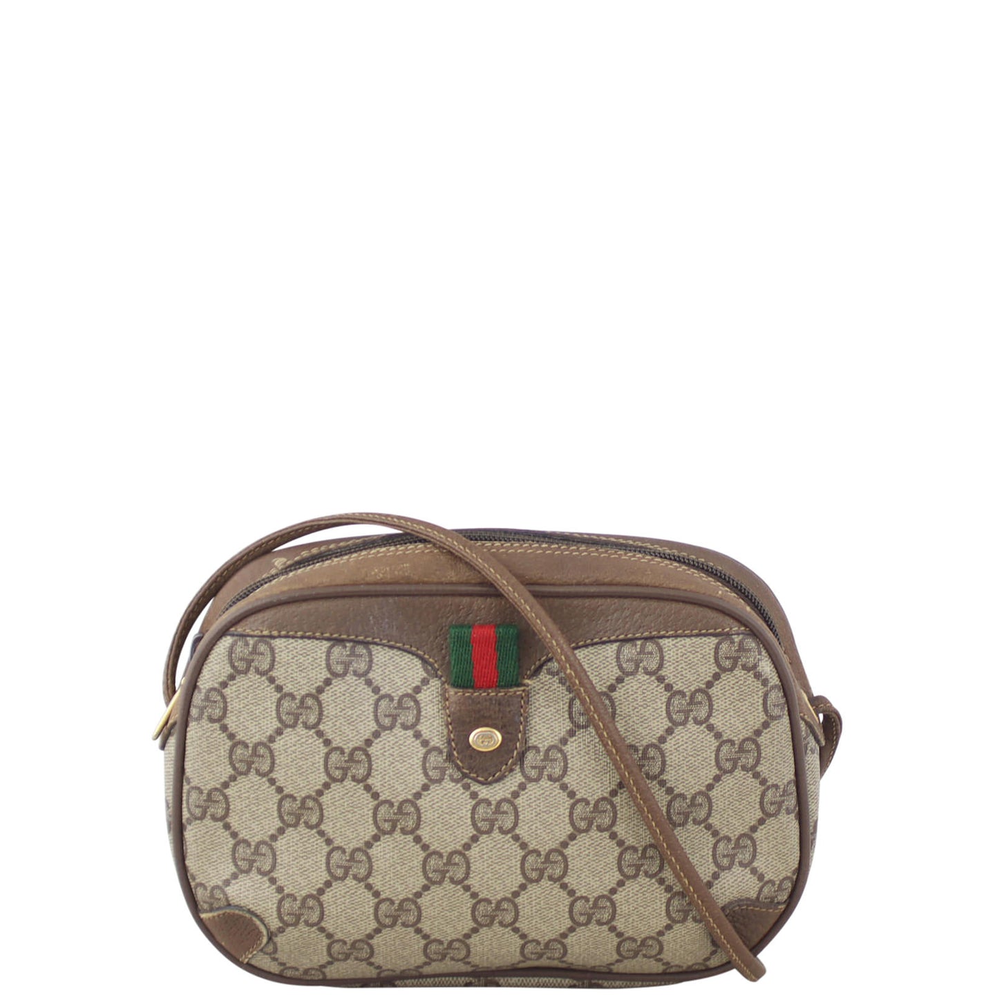 Gucci GG Sherry Line Shoulder Bag Front