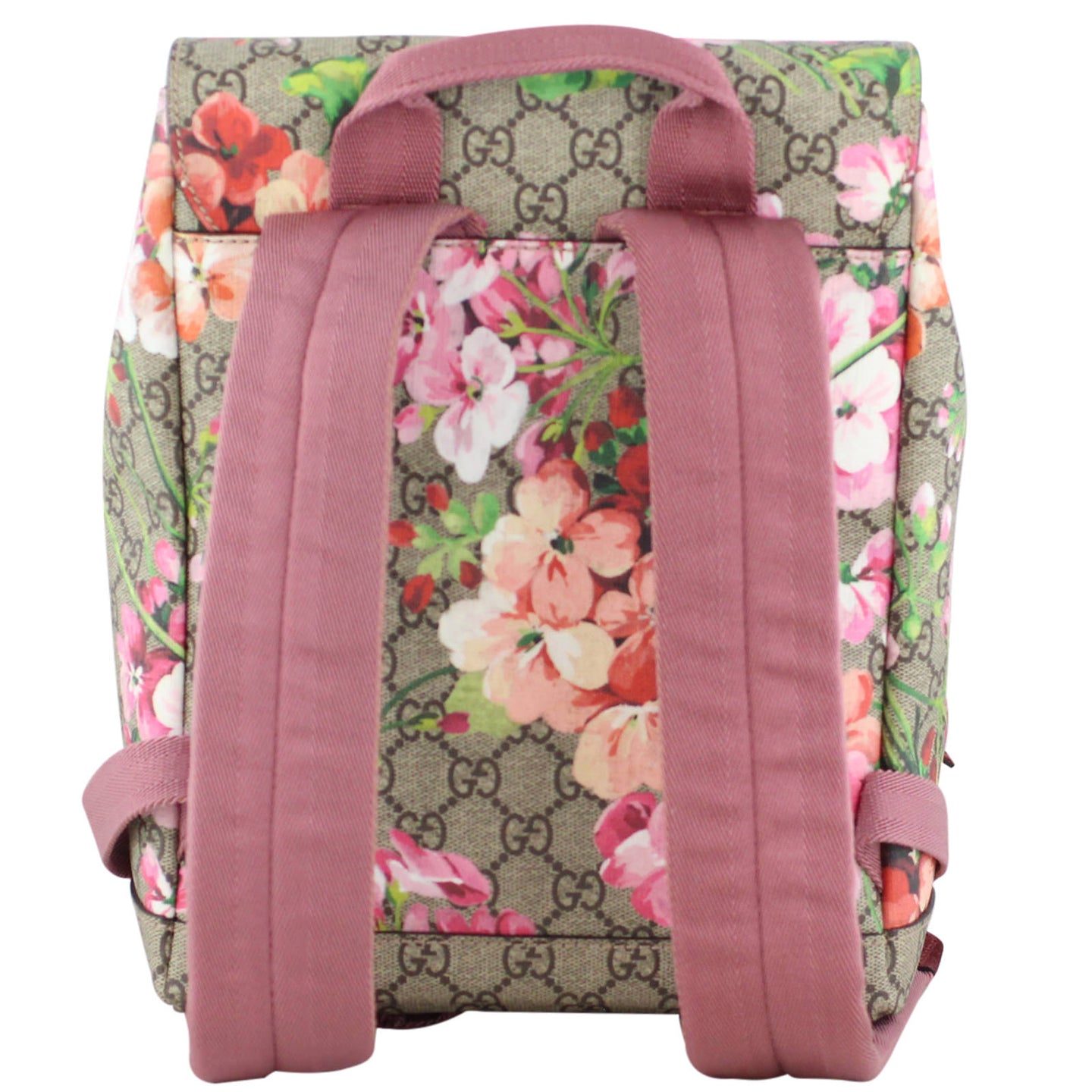 Gucci GG Supreme Blooms Backpack Small Back