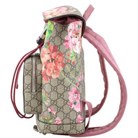 Gucci GG Supreme Blooms Backpack Small Left