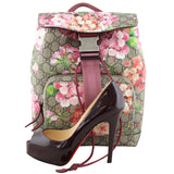 Gucci GG Supreme Blooms Backpack Small Stamp