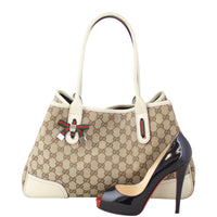 Gucci GG Supreme Canvas Princy Italy Tote Scale