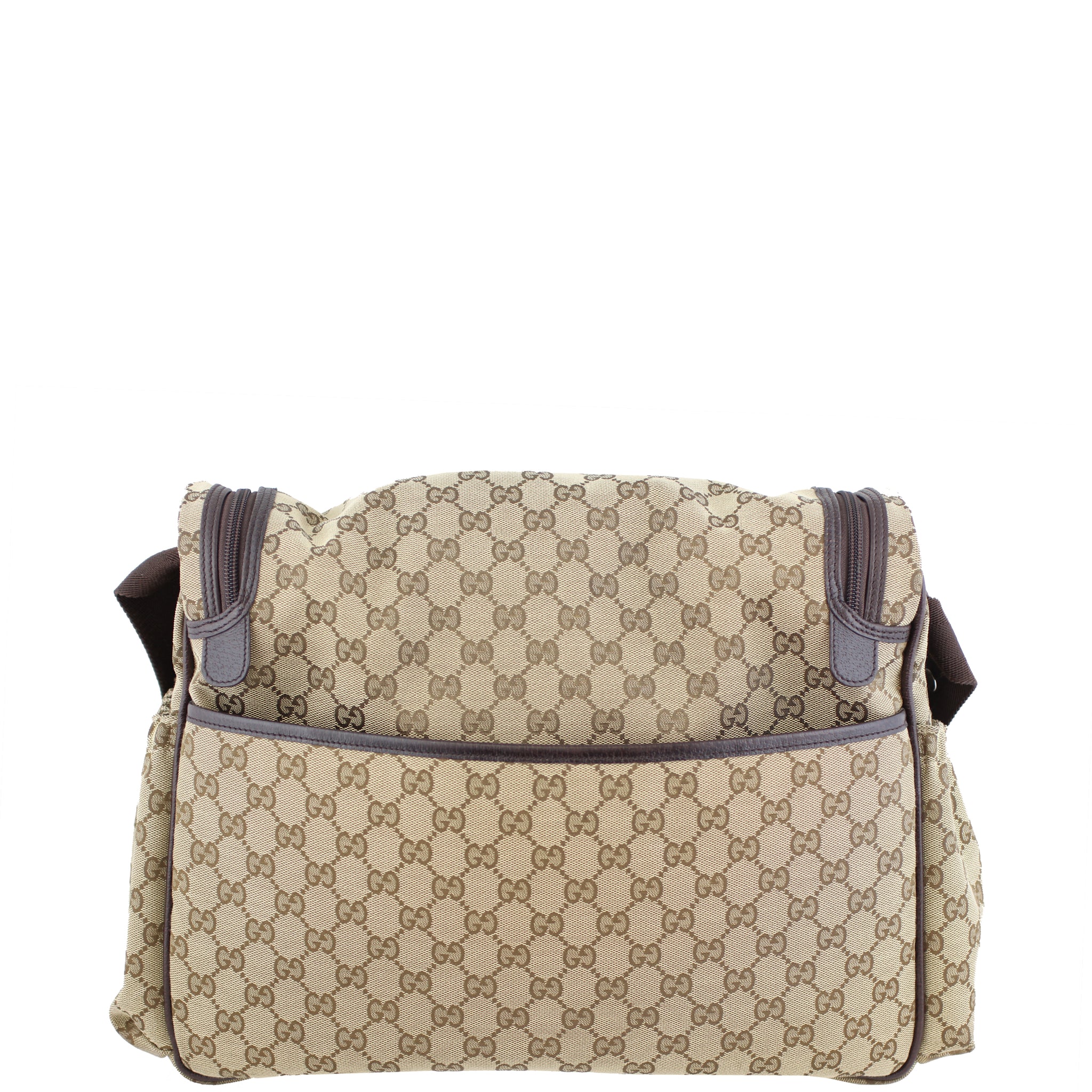 Gucci GG Supreme Diaper Bag Back