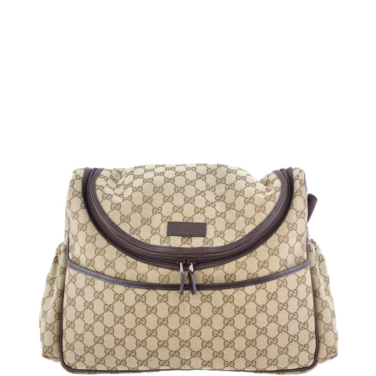 Gucci GG Supreme Diaper Bag Front