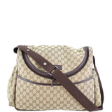 Gucci GG Supreme Diaper Bag Front