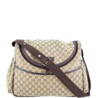 Gucci GG Supreme Diaper Bag Front