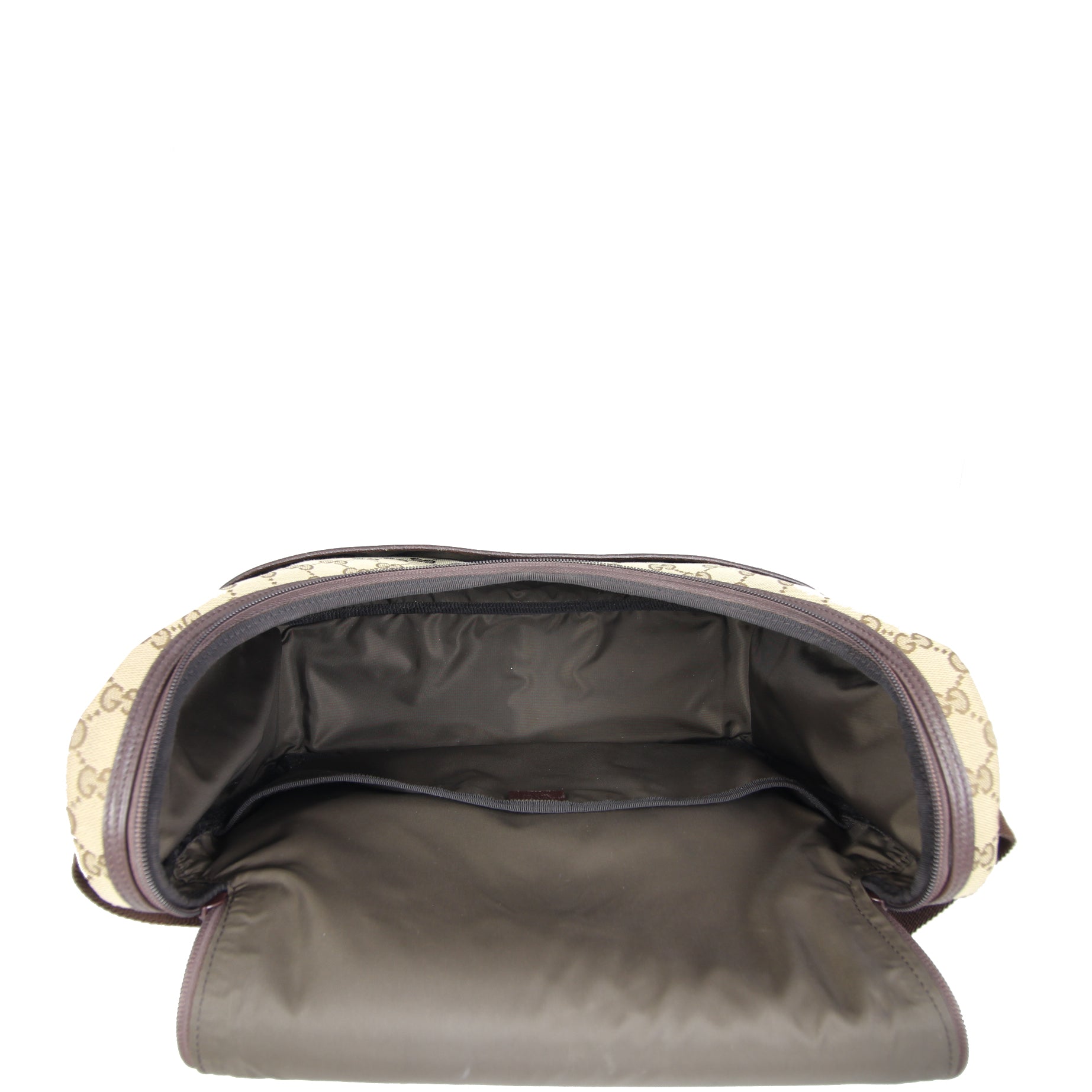 Gucci GG Supreme Diaper Bag Interior
