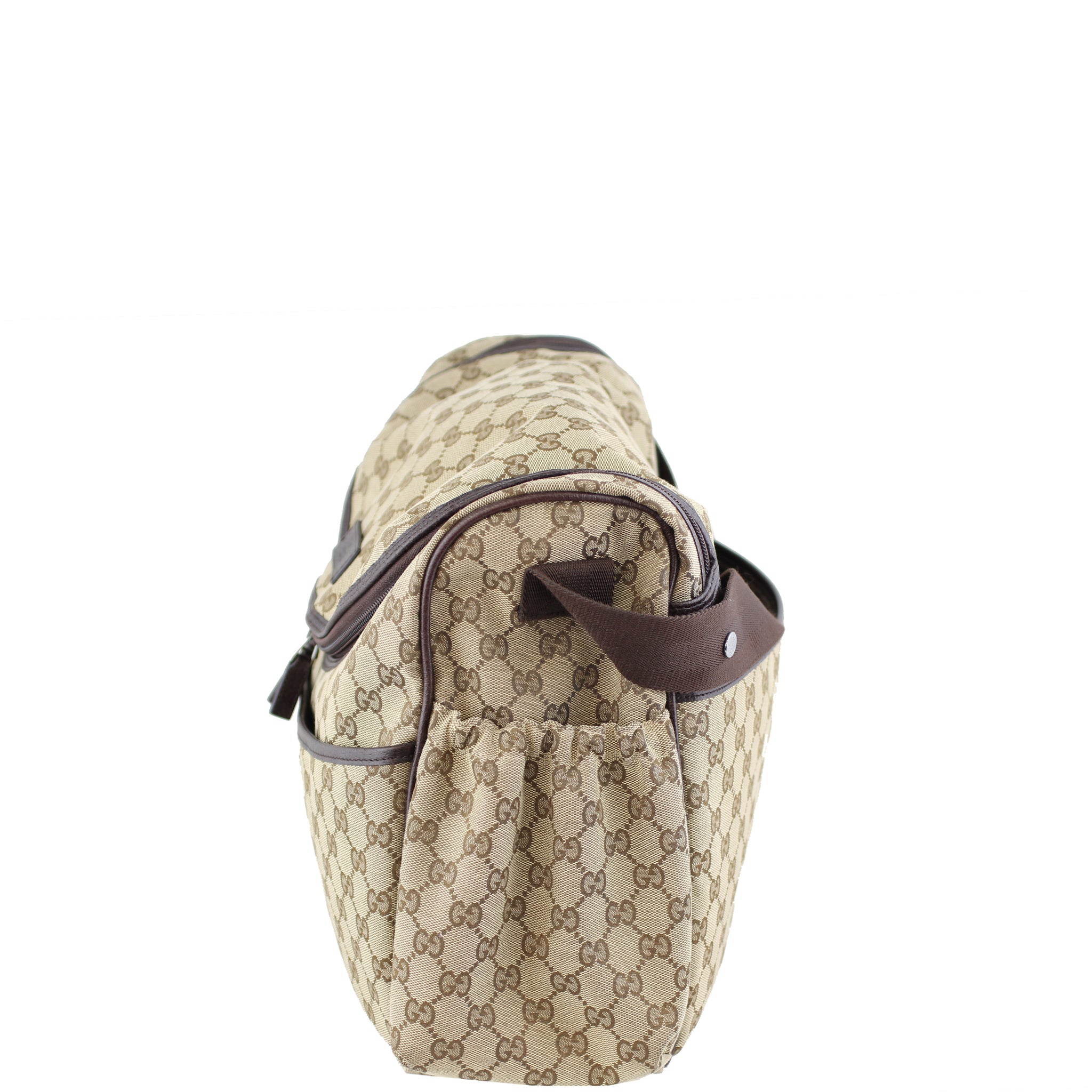 Gucci GG Supreme Diaper Bag Left