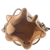 Gucci GG Supreme Drawstring Bucket Bag Interior