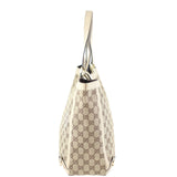 Gucci GG Supreme Medium Abbey D-Ring Tote Left