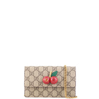 Gucci GG Supreme Mini Bag with Cherries Front