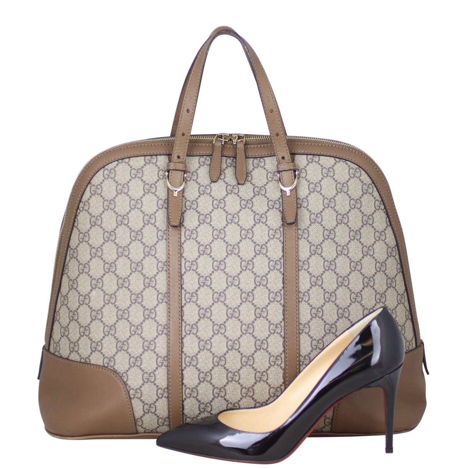 Gucci GG Supreme Nice Large Satchel Shoe