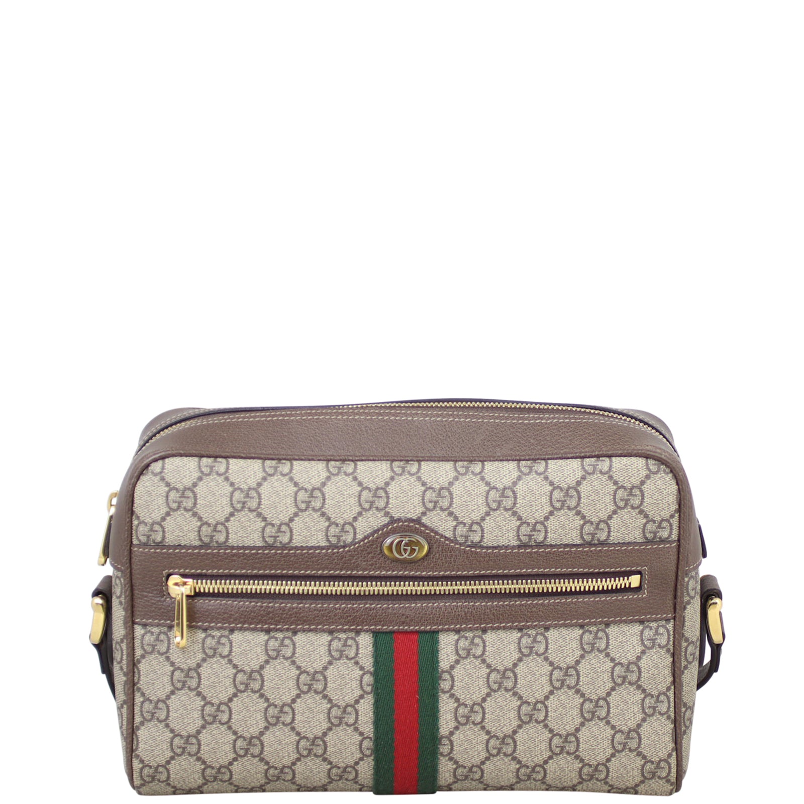 Gucci GG Supreme Ophidia Small Shoulder Bag Front